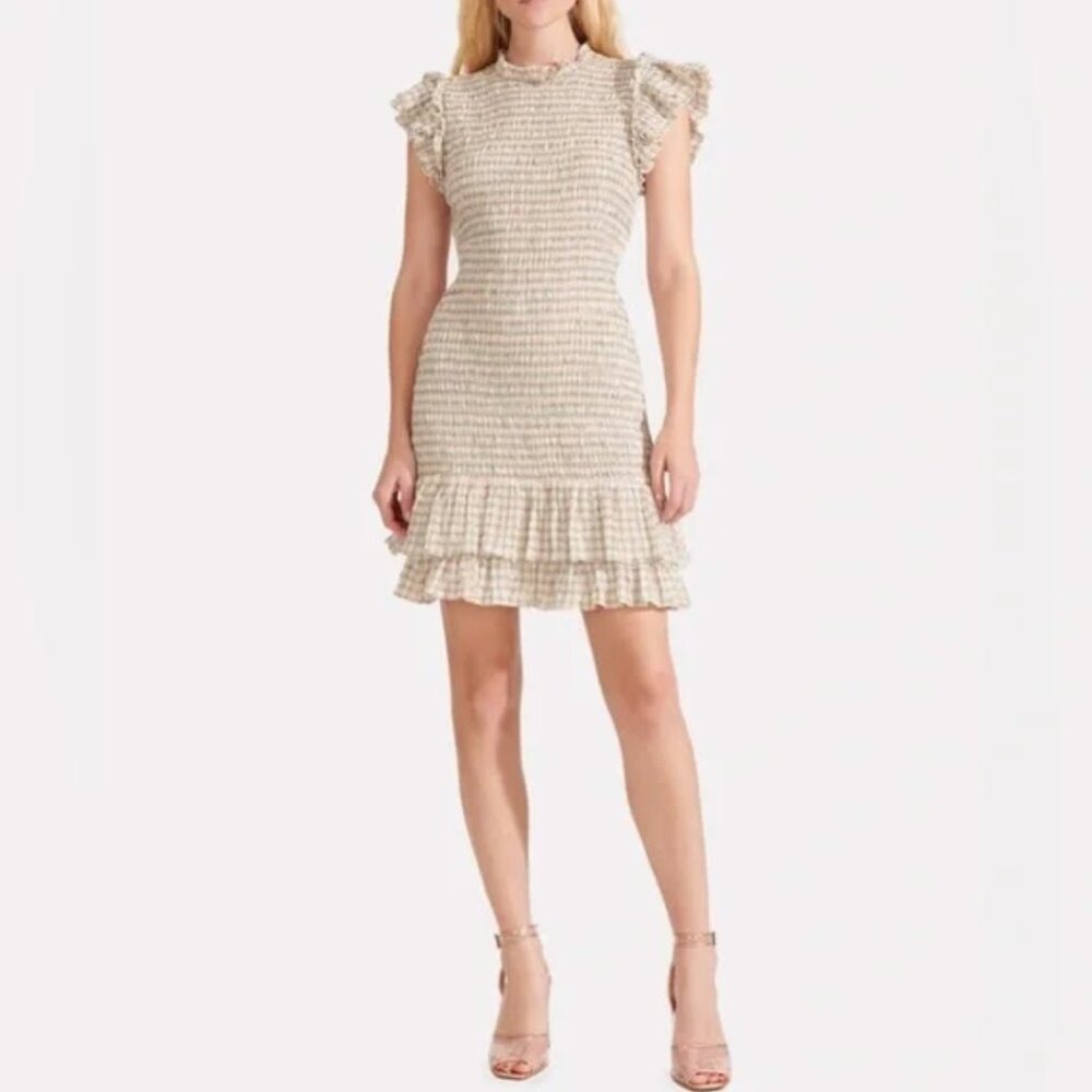 Veronica Beard Size 2 Cici Smoked Gingham Dress - Picture 1 of 9